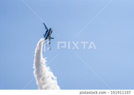 The Blue Sky and the Blue Impulse of Matsushima Air Base Higashi Matsushima City, Miyagi Prefecture 101911197