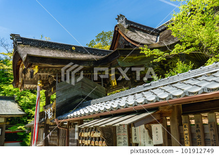 Kuwayama Shrine in Kameoka City, Kyoto Prefecture Worship Hall and Main Hall of Kuwayama Shrine 101912749