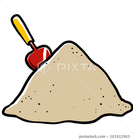 一個簡單的沙箱的插圖 一個簡單的沙箱的插圖 101912983