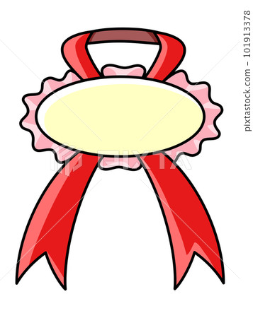 Wrapping stickers for birthday gifts, etc. Red 101913378