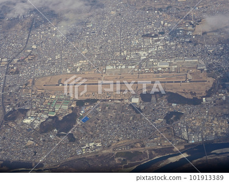 從飛機上拍攝的岐阜基地 101913389