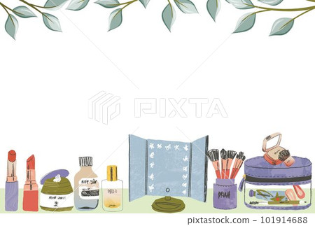 makeup image frame postcard 101914688