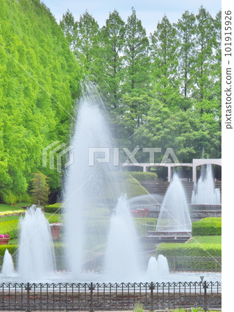 公園噴泉比賽 公園噴泉比賽 101915926