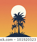 palm, palm tree, beach 101920323