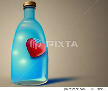心形瓶裝水 心形瓶裝水 101920958
