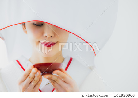 Shiromuku Japanese hair 101920966