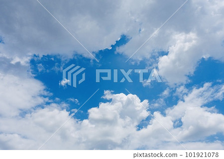 White clouds and blue sky Sky background material White clouds and blue sky Sky background material 101921078