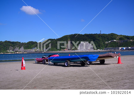 Shonan, Zushi beach in summer 101922014