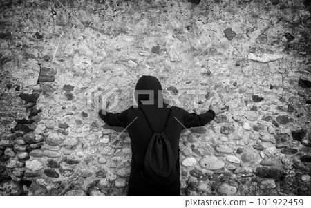 Offender against the wall Offender against the wall 101922459