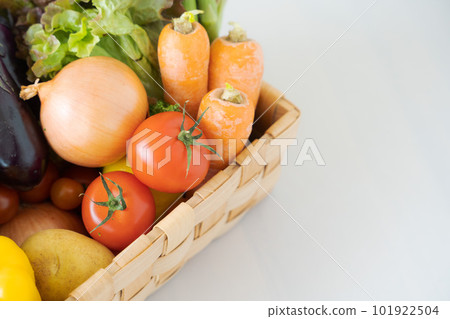 一籃子蔬菜的照片 一籃子蔬菜的照片 101922504