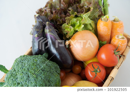 一籃子蔬菜的照片 一籃子蔬菜的照片 101922505