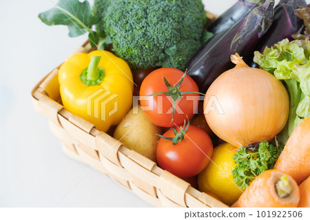一籃子蔬菜的照片 101922506