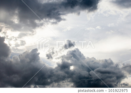thunder storm sky Rain clouds 101922975