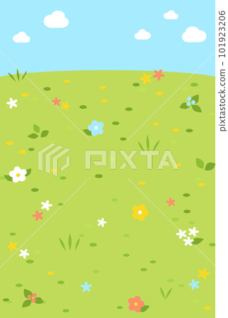 Background illustration_meadow Background illustration_meadow 101923206