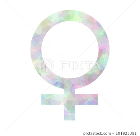 Female mark female/female symbol 101923381