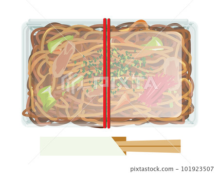 攤位炒麵(帶蓋和橡膠) 攤位炒麵(帶蓋和橡膠) 101923507