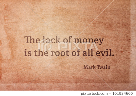 lack of money Twain lack of money Twain 101924600