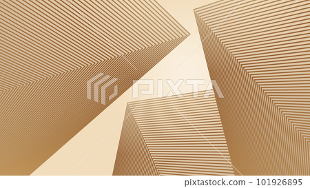 Abstract golden lines texture background shaped like tall buildings looking up Abstract golden lines texture background shaped like tall buildings looking up 101926895