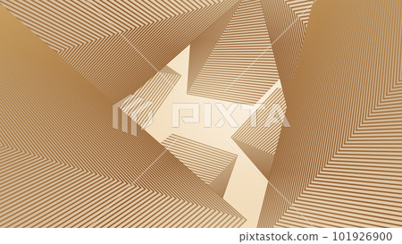 Abstract golden lines texture background shaped like tall buildings looking up Abstract golden lines texture background shaped like tall buildings looking up 101926900