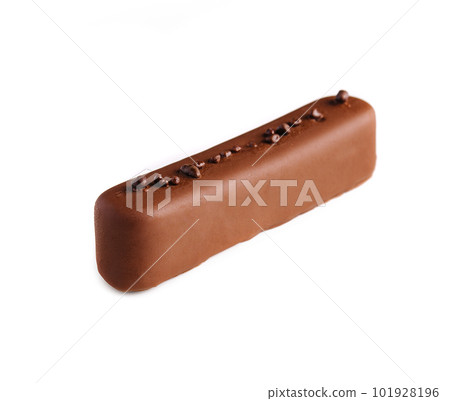 Sweet and tasty chocolate cake isolated on white Sweet and tasty chocolate cake isolated on white 101928196