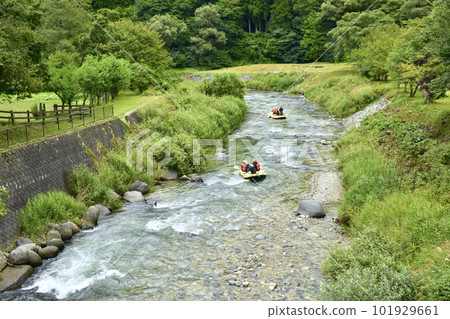Rafting in Himekawa, Hakuba, Nagano Prefecture Rafting in Himekawa, Hakuba, Nagano Prefecture 101929661