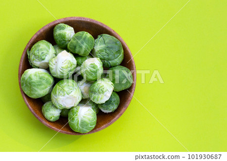 Fresh brussels sprouts. Organic vegetables Fresh brussels sprouts. Organic vegetables 101930687