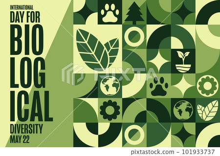 International Day for Biological Diversity. May 22. Holiday concept. Template for background, banner International Day for Biological Diversity. May 22. Holiday concept. Template for background, banner 101933737