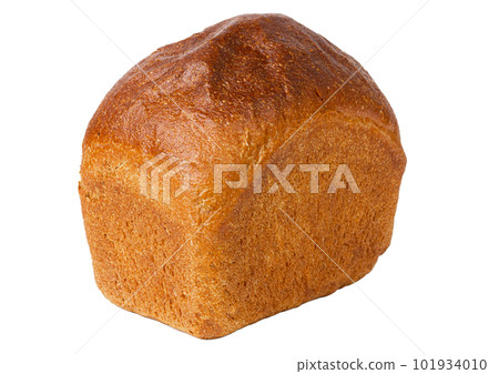 Loaf of bread isolated on white background. Rectangular shape. Loaf of bread isolated on white background. Rectangular shape. 101934010
