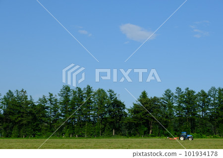 Cutting pasture Cutting pasture 101934178