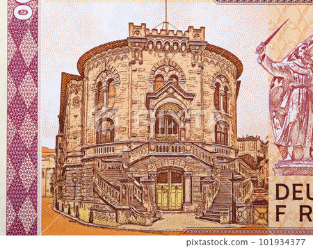 Palace of Justice of Monaco from money Palace of Justice of Monaco from money 101934377