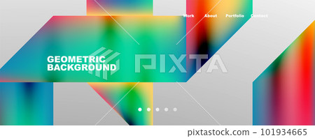 Dynamic lines, triangles, rectangles geometric abstract background. Vector Illustration For Wallpaper, Banner, Background, Card, Book Illustration, landing page 101934665
