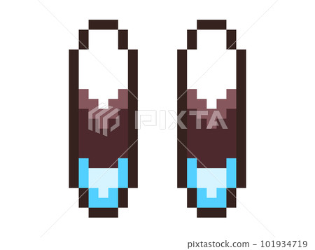 pixel art of glitter eyes 101934719
