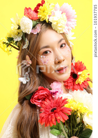 Beautiful Woman Concept 101937785