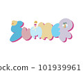 Summer letter illustration logo 101939961