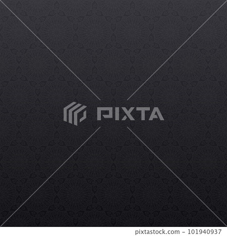 Background with decorative floral ornament. Vector illustration. 101940937