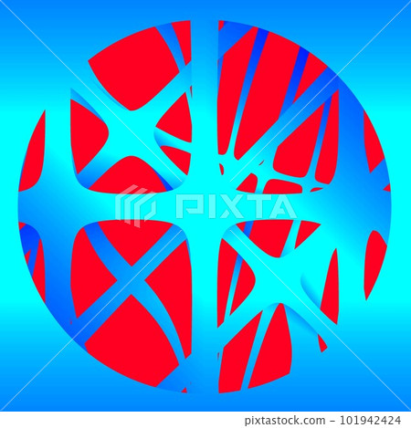 Original handmade artwork (not AI). A unique colourful detailed visualisation of a mathematical object called a fractal. 101942424