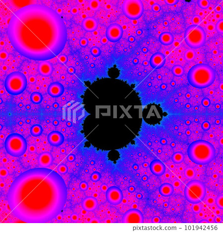 Original handmade artwork (not AI). A unique colourful detailed visualisation of a mathematical object called a fractal. Original handmade artwork (not AI). A unique colourful detailed visualisation of a mathematical object called a fractal. 101942456