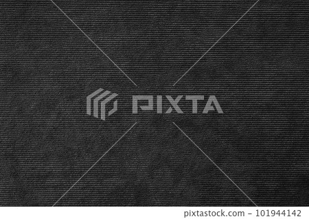 Black velveteen upholstery fabric texture background. 101944142