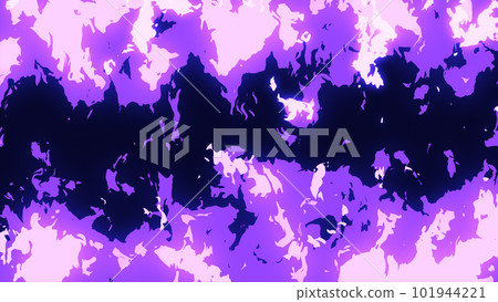 帶有動漫風格頂部和底部燃燒的紫色火焰背景插圖 101944221