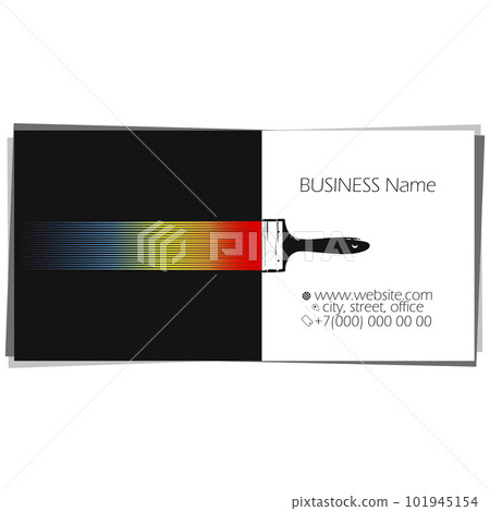 Business card for house painting and painting work Business card for house painting and painting work 101945154