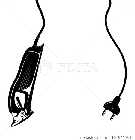 Electric hair clipper, design for beauty salon and barbershop 101945791