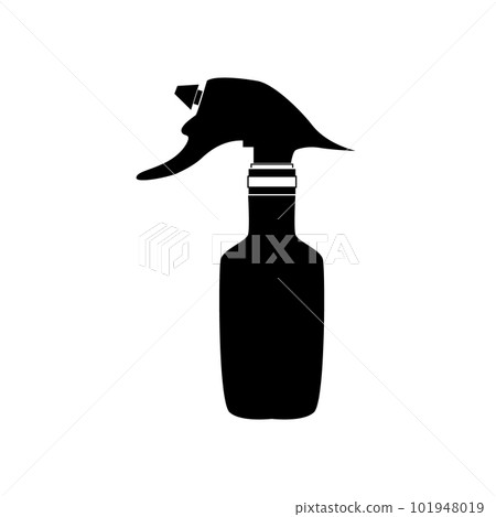 Spray bottle. Hairdresser tool simple isoleted icon 101948019