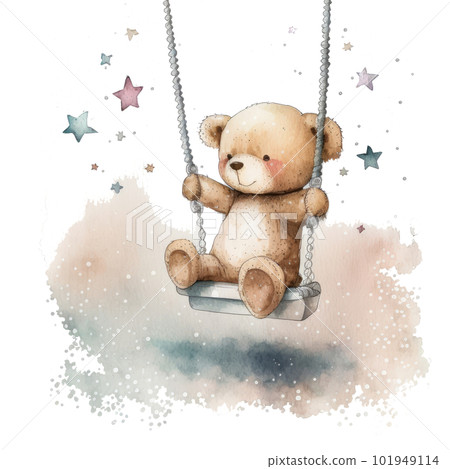 Twinkle teddy bear outlet swing