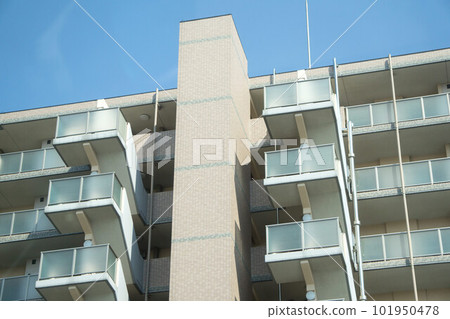Housing complex, resin fence, veranda 101950478