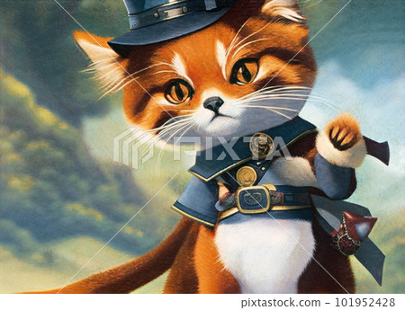 穿著奇幻衣服的小貓 Generative AI 101952428