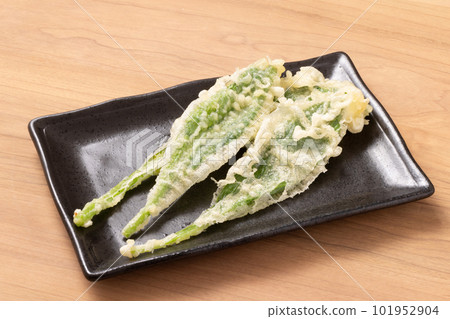 Ascetic Garlic Tempura 101952904