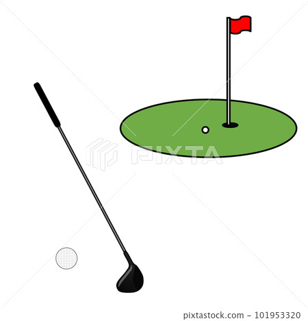 Let's go to the golf course on the next holiday 101953320