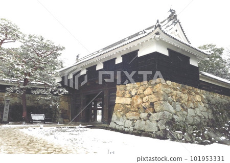 白雪覆蓋的高知城 白雪覆蓋的高知城 101953331