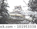 白雪覆蓋的高知城 101953338