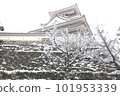 白雪覆蓋的高知城 101953339